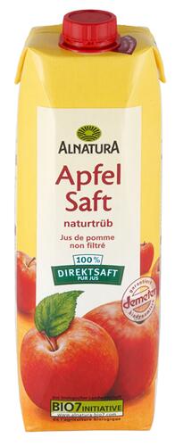 Alnatura Apfelsaft naturtrüb, Demeter