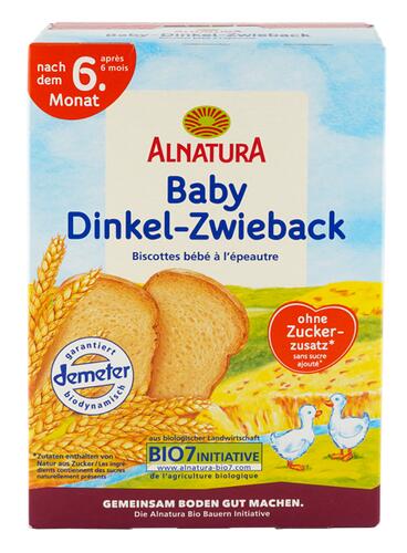 Alnatura Baby Dinkel-Zwieback, Demeter