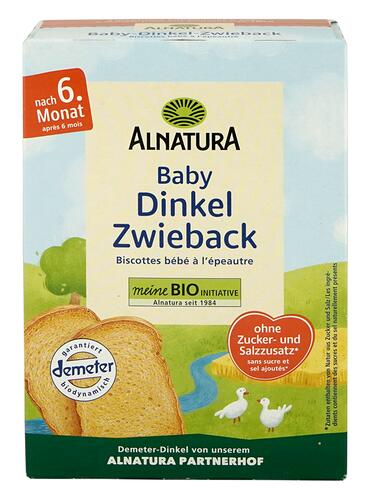 Alnatura Baby Dinkel Zwieback, Demeter