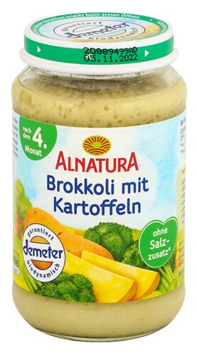 Alnatura Brokkoli mit Kartoffeln, Demeter