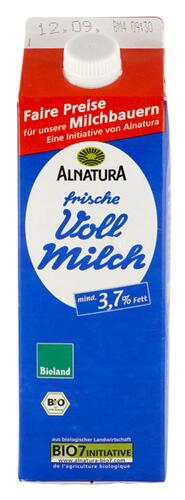 Alnatura Frische Vollmilch