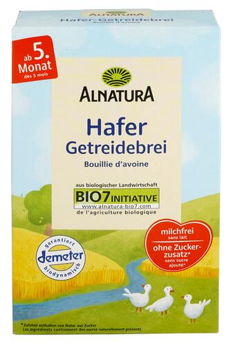 Alnatura Hafer Getreidebrei, Demeter