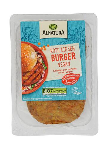 Alnatura Rote Linsen Burger vegan