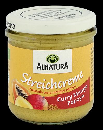 Alnatura Streichcreme Curry Mango Papaya 