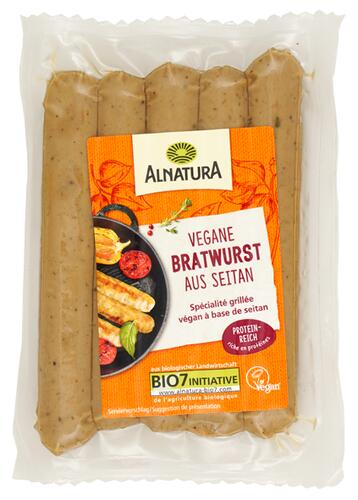 Alnatura Vegane Bratwurst aus Seitan