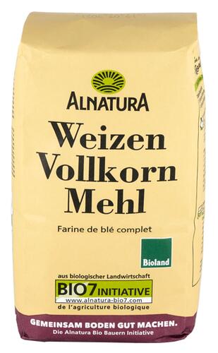 Alnatura Weizen Vollkorn Mehl, Bioland
