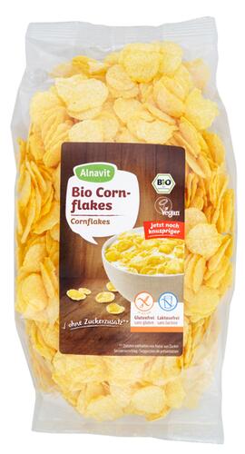 Alnavit Bio Cornflakes glutenfrei, ohne Zuckerzusatz