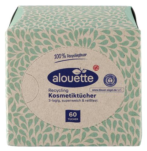 Alouette Recycling Kosmetiktücher, 3-lagig