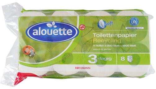 Alouette Toilettenpapier Recycling