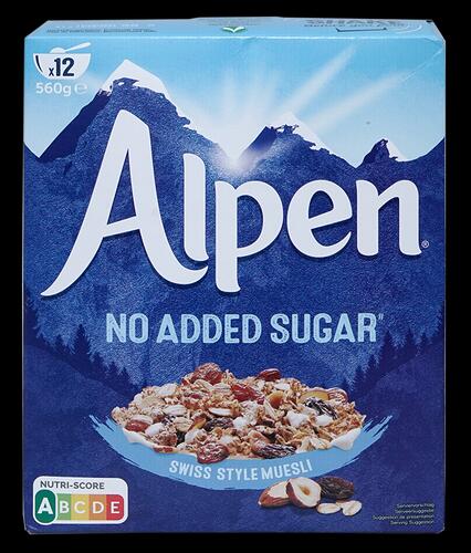 Alpen No Added Sugar Swiss Style Muesli