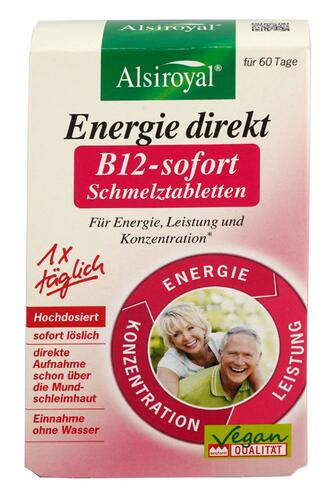 Alsiroyal Energie direkt B12-sofort Schmelztabletten