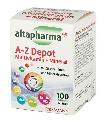 Altapharma A-Z Depot Multivitamin + Mineral, Tabletten