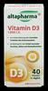 Altapharma Vitamin D3 1.000 i.E., Perlen Altapharma Vitamin D3 1.000 i.E., Perlen