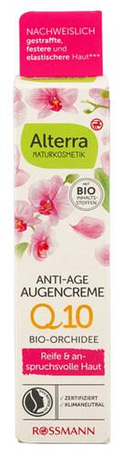 Alterra Anti-Age Augencreme Q10 Bio-Orchidee