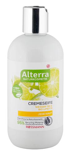 Alterra Cremeseife Weisser Tee & Bio-Limette