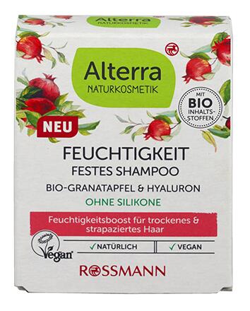 Alterra Feuchtigkeit Festes Shampoo Bio-Granatapfel & Hyaluron Alterra Feuchtigkeit Festes Shampoo Bio-Granatapfel & Hyaluron