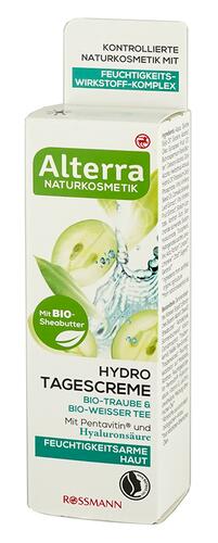 Alterra Hydro Tagescreme Bio-Traube & Bio Weisser Tee Alterra Hydro Tagescreme Bio-Traube & Bio Weisser Tee