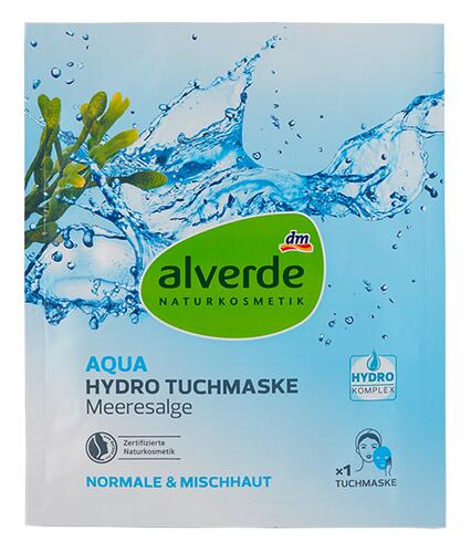 Alverde Aqua Hydro Tuchmaske Meeresalge