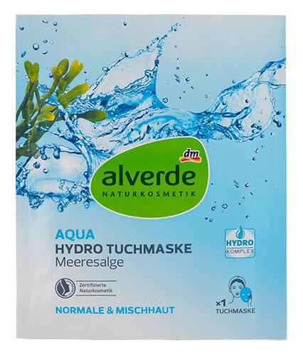 Alverde Aqua Hydro Tuchmaske Meeresalge Alverde Aqua Hydro Tuchmaske Meeresalge
