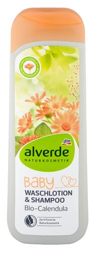 Alverde Baby Waschlotion & Shampoo Bio-Calendula