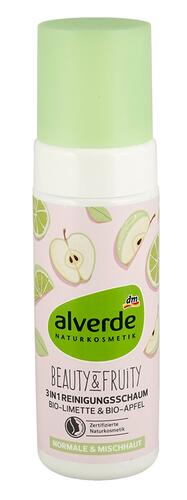 Alverde Beauty & Fruity 3 in 1 Reinigungsschaum Alverde Beauty & Fruity 3 in 1 Reinigungsschaum