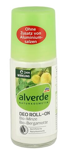 Alverde Deo Roll-On Bio-Minze Bio-Bergamotte Alverde Deo Roll-On Bio-Minze Bio-Bergamotte