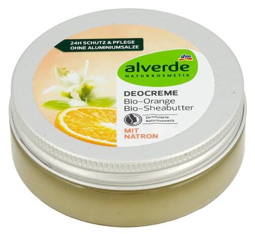 Alverde Deocreme Bio-Orange Bio-Sheabutter