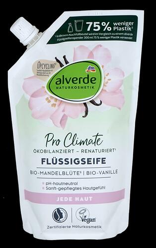Alverde Flüssigseife Bio-Mandelblüte, Bio-Vanille
