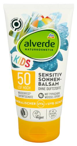 Alverde Kids Sensitiv Sonnenbalsam 50