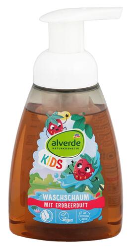 Alverde Kids Waschschaum mit Erdbeerduft