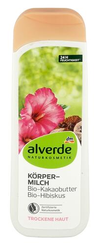 Alverde Körpermilch Bio-Kakaobutter Bio-Hibiskus