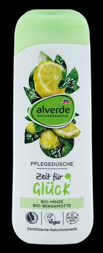Alverde Pflegedusche Zeit für Glück Bio-Minze Bio-Bergamotte