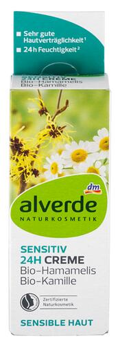 Alverde Sensitiv 24H Creme Bio-Hamamelis Bio-Kamille