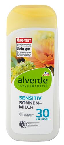 Alverde Sensitiv Sonnenmilch LSF 30