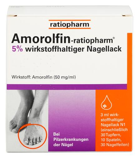 Amorolfin-Ratiopharm 5%, Nagellack