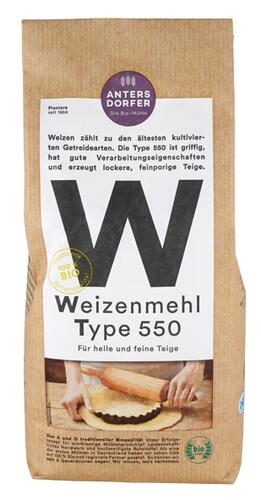 Antersdorfer Weizenmehl Type 550, Biokreis