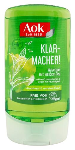 Aok Klarmacher! Waschgel mit weißem Tee