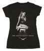 Ariana Grande Honeymoon World Tour Photo Girls T-Shirt black