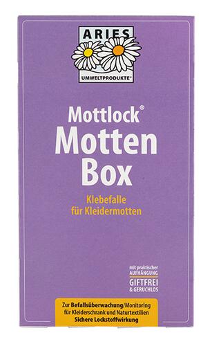 Aries Mottlock Mottenbox Klebefalle für Kleidermotten
