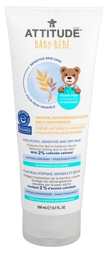 Attitude Baby-Bébé Natural Soothing Bodycream