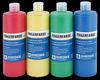 Aurednik Fingerfarbe Classic, 750 ml, 4 Einzelfarben, zitronengelb, rot, grün, blau