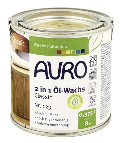 Auro 2 in 1 Öl-Wachs Classic Nr. 129, farblos