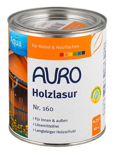 Auro Holzlasur Aqua Nr. 160, Eiche hell