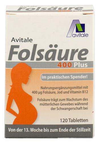 Avitale Folsäure 400 Plus, Tabletten