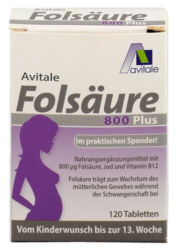 Avitale Folsäure 800 Plus, Tabletten