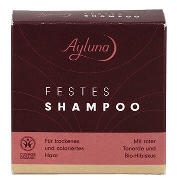 Ayluna Festes Shampoo mit Roter Tonerde und Bio-Hibiskus Ayluna Festes Shampoo mit Roter Tonerde und Bio-Hibiskus