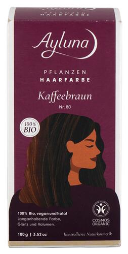 Ayluna Pflanzen Haarfarbe Kaffeebraun Nr. 80