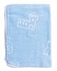 Baby Butt Babydecke hellblau/weiße Motive 098.031.78