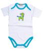 Baby Butt Kurzarm-Body Giraffe, weiß-grau, 098.131.473 Baby Butt Kurzarm-Body Giraffe, weiß-grau, 098.131.473