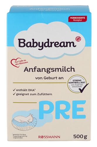 Babydream Anfangsmilch Pre